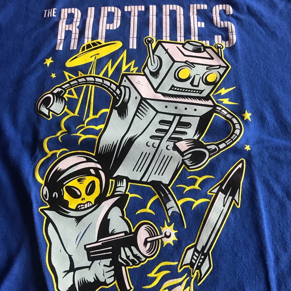 Riptides Alien Robot UFO Shirt Youth Large